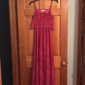 Magenta Maxi Dress
